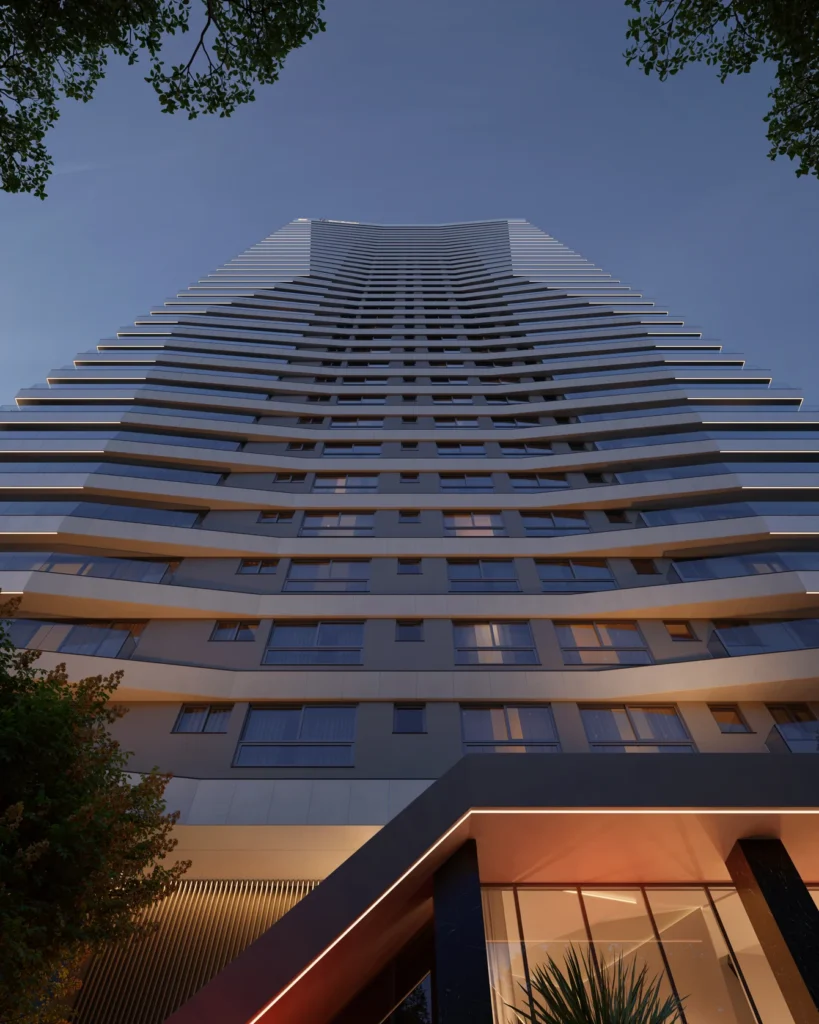 Tonino Lamborghini Residences tower facade